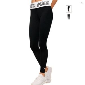 Pink VS yoga leggings